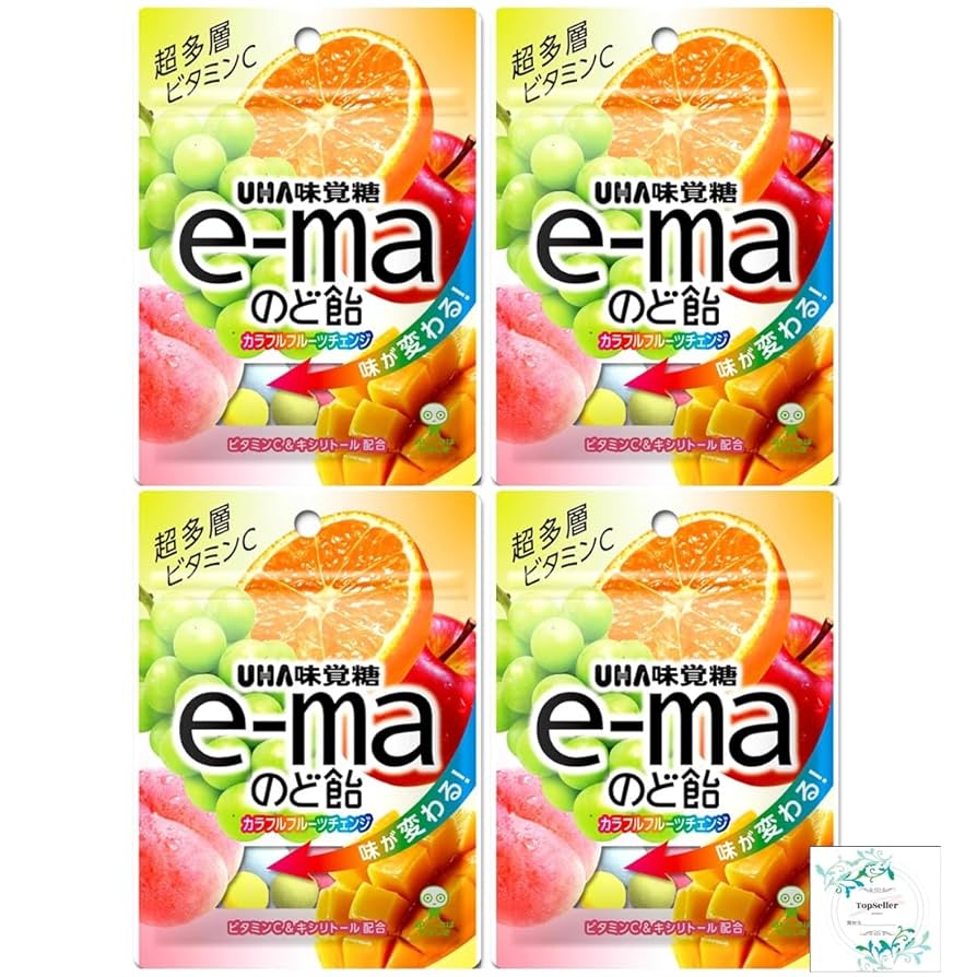 e-maのど飴 公式】e-maのど飴 グレープ〈袋(50g)タイプ〉｜UHA味覚糖